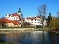 Břevnovský klášter - Břevnovský klášter od rybníka